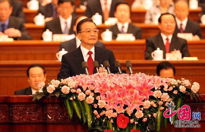 十一届全国人大二次会议开幕会现场传真[组图]