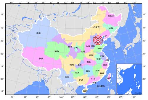 河北省唐山市丰南区发生4.1级地震