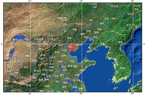河北省唐山市丰南区发生4.1级地震