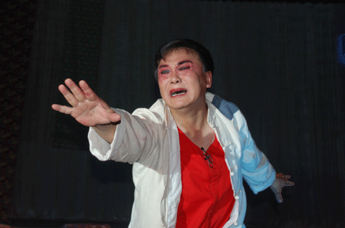东路二人台《光棍汉与外来妹》中光棍汉黑狗扮演者自治区著名二人台