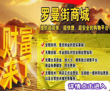 网上购物网站哪家信誉好?罗曼街网上商城加盟