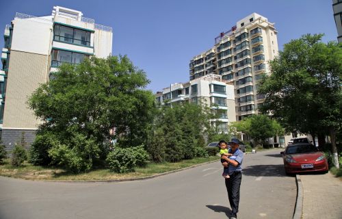 金桥开发区滨河湾小区,环境相对较好
