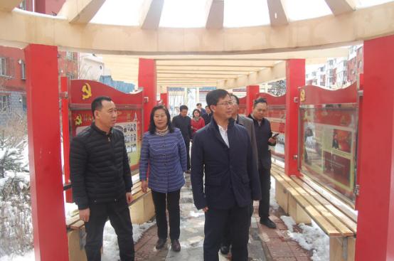 吴文明书记督导玉泉区积雪清扫工作并调研基层党建工作