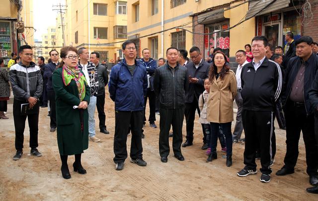 吴文明,白洁带队观摩全区重点项目建设工作