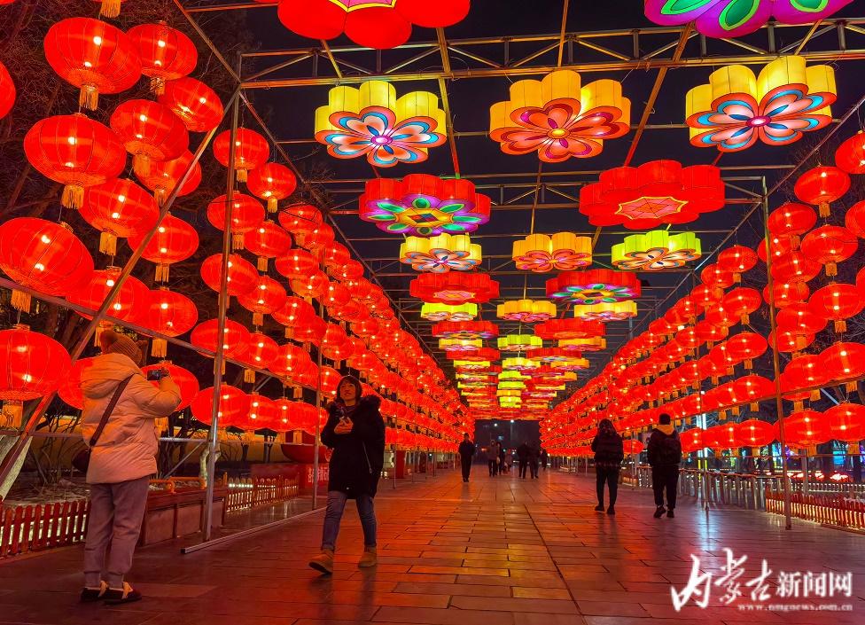 花灯扮靓,喜迎新年!-新闻中心-内蒙古新闻网