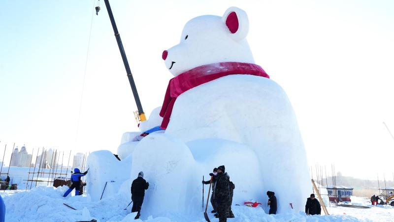 《冰雪童谣》建设忙 市民游客期待值拉满