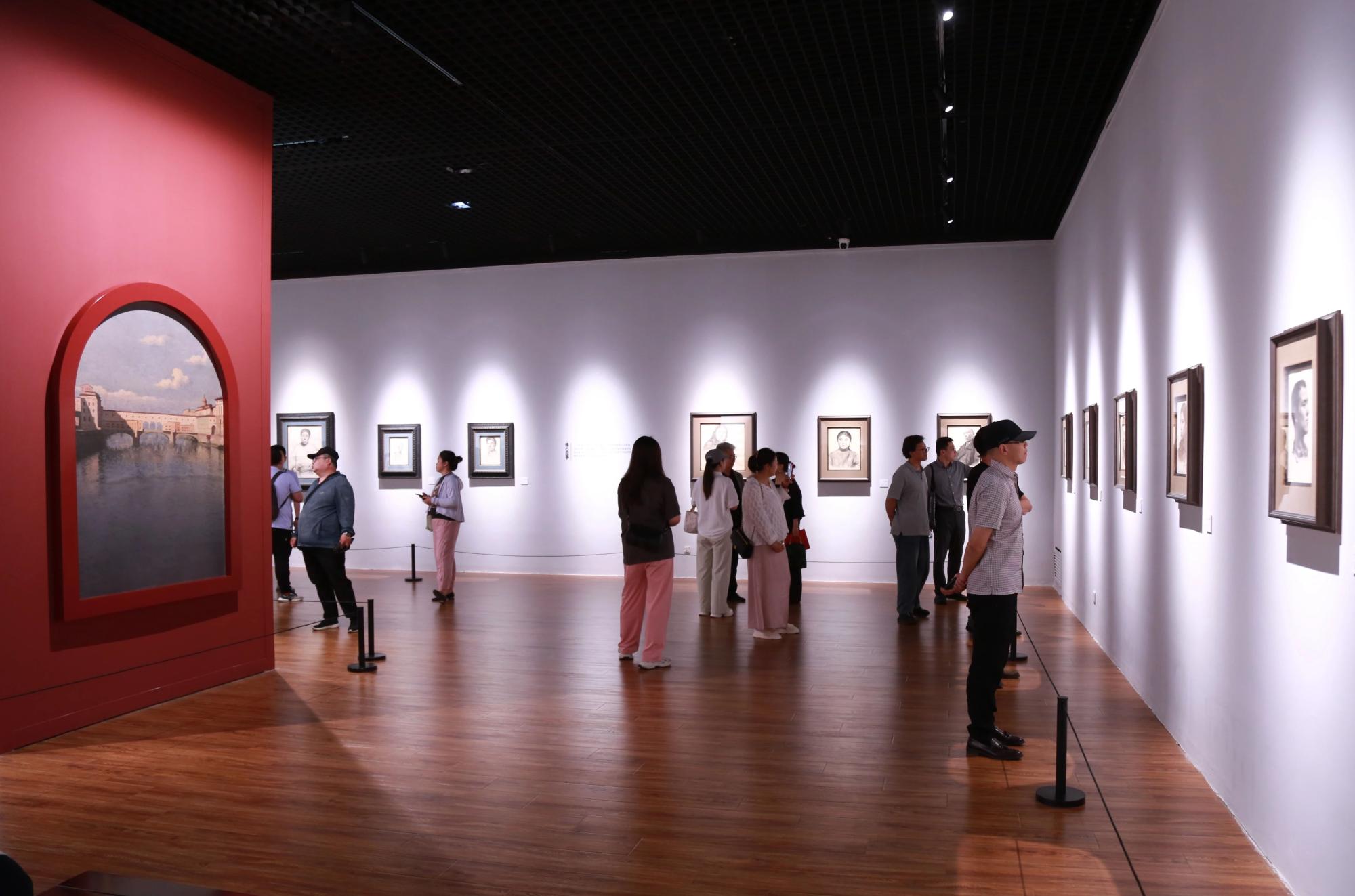 “靳尚谊美术教学研究展”在包头美术馆开展