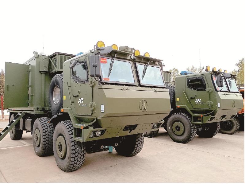 北奔重卡護航飛船發射