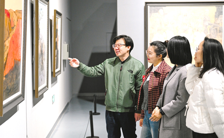 用油画讲述内蒙古故事