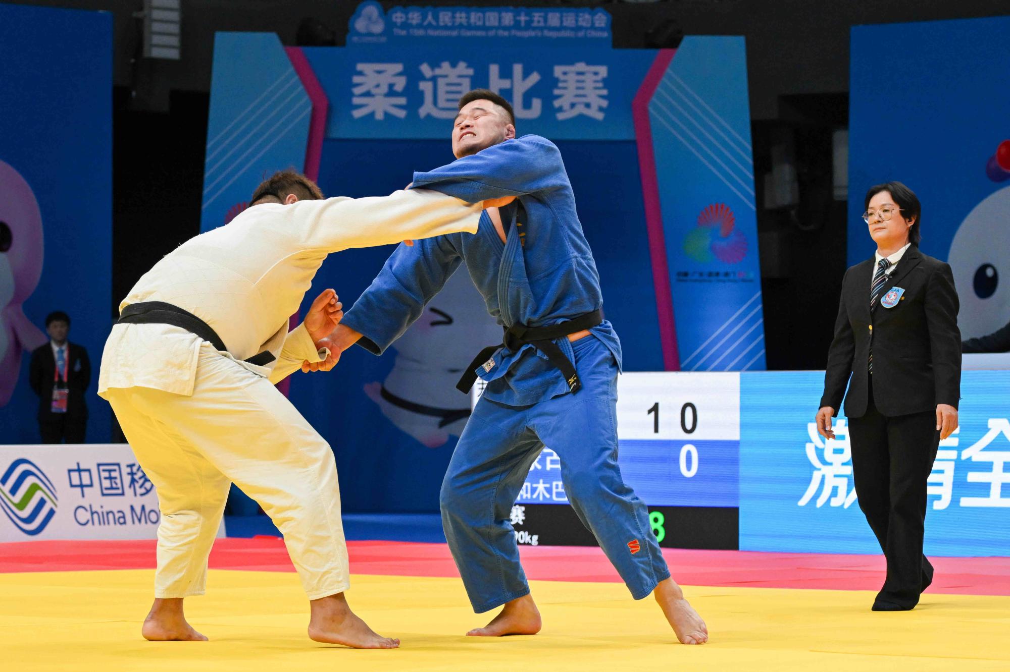 內蒙古柔道混合團體賽摘銀