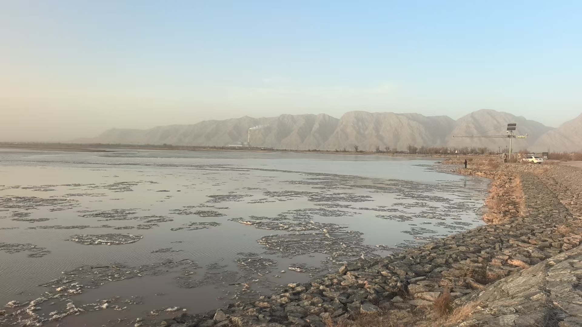 黄河乌拉特前旗段进入凌汛期