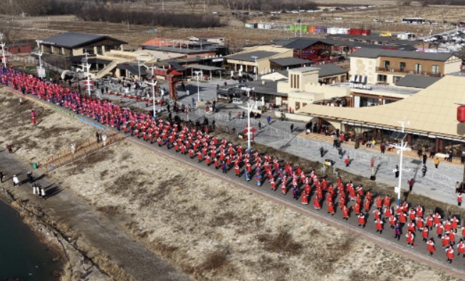 “大河・千人共舞” 包头黄河观凌季盛大启幕