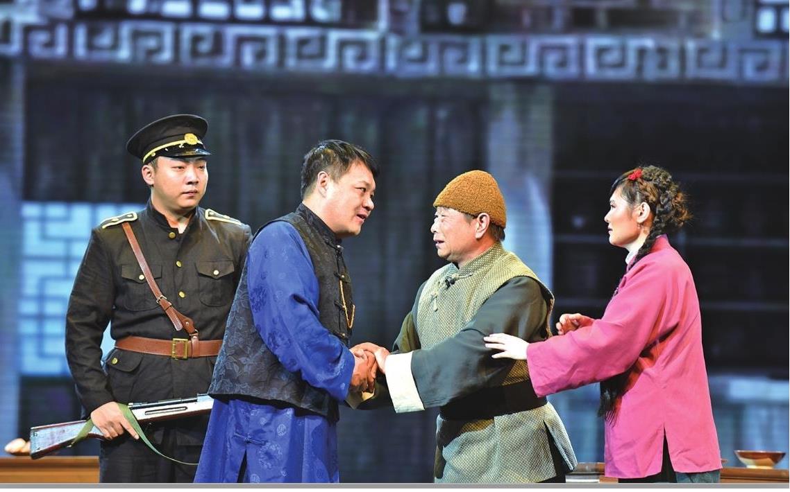 话剧《对夹》在锡林浩特市巡演