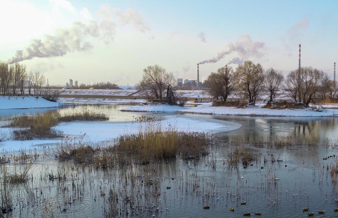 走进冬日水墨画