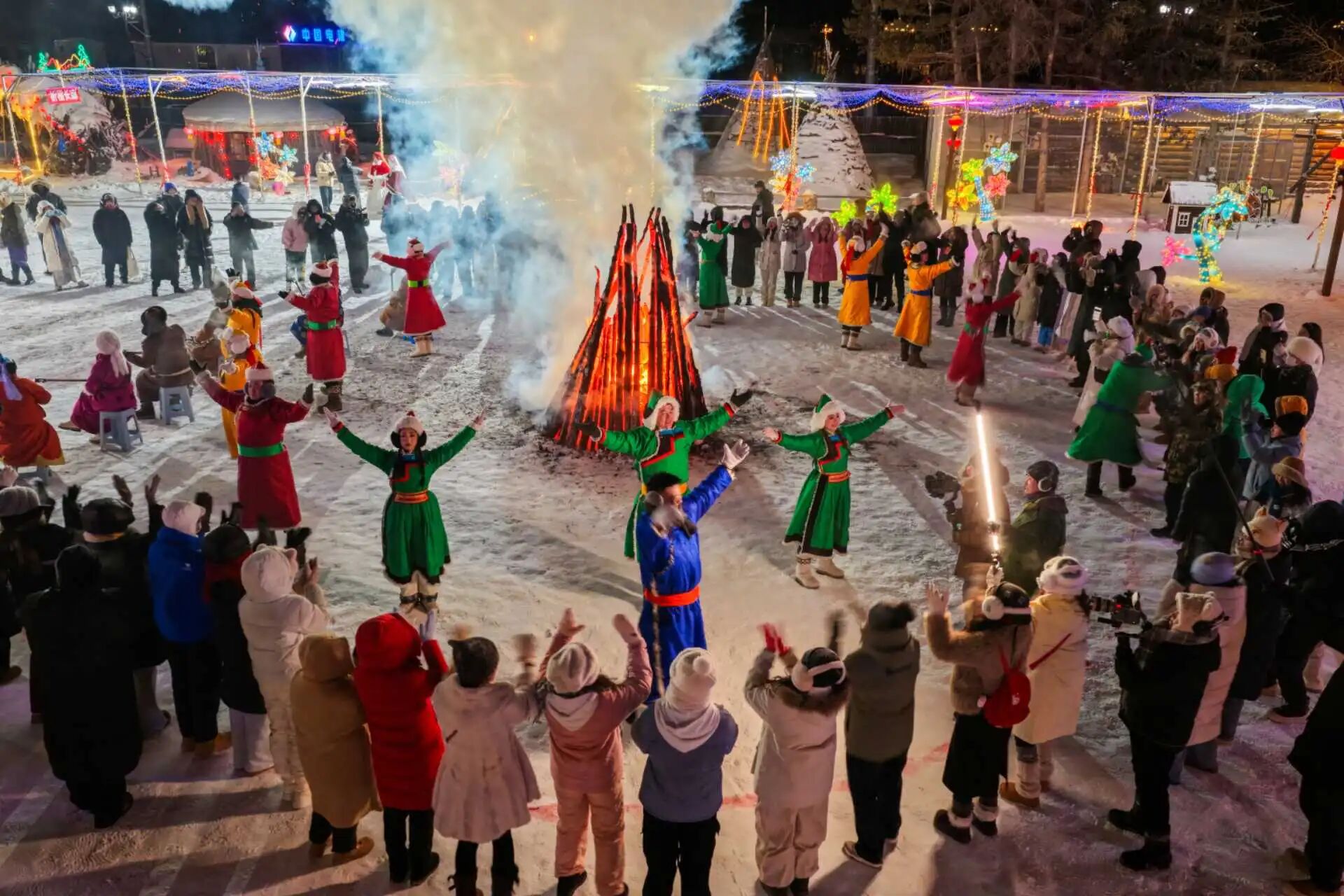 在零下30℃的阿尔山跨年，能有多嗨？