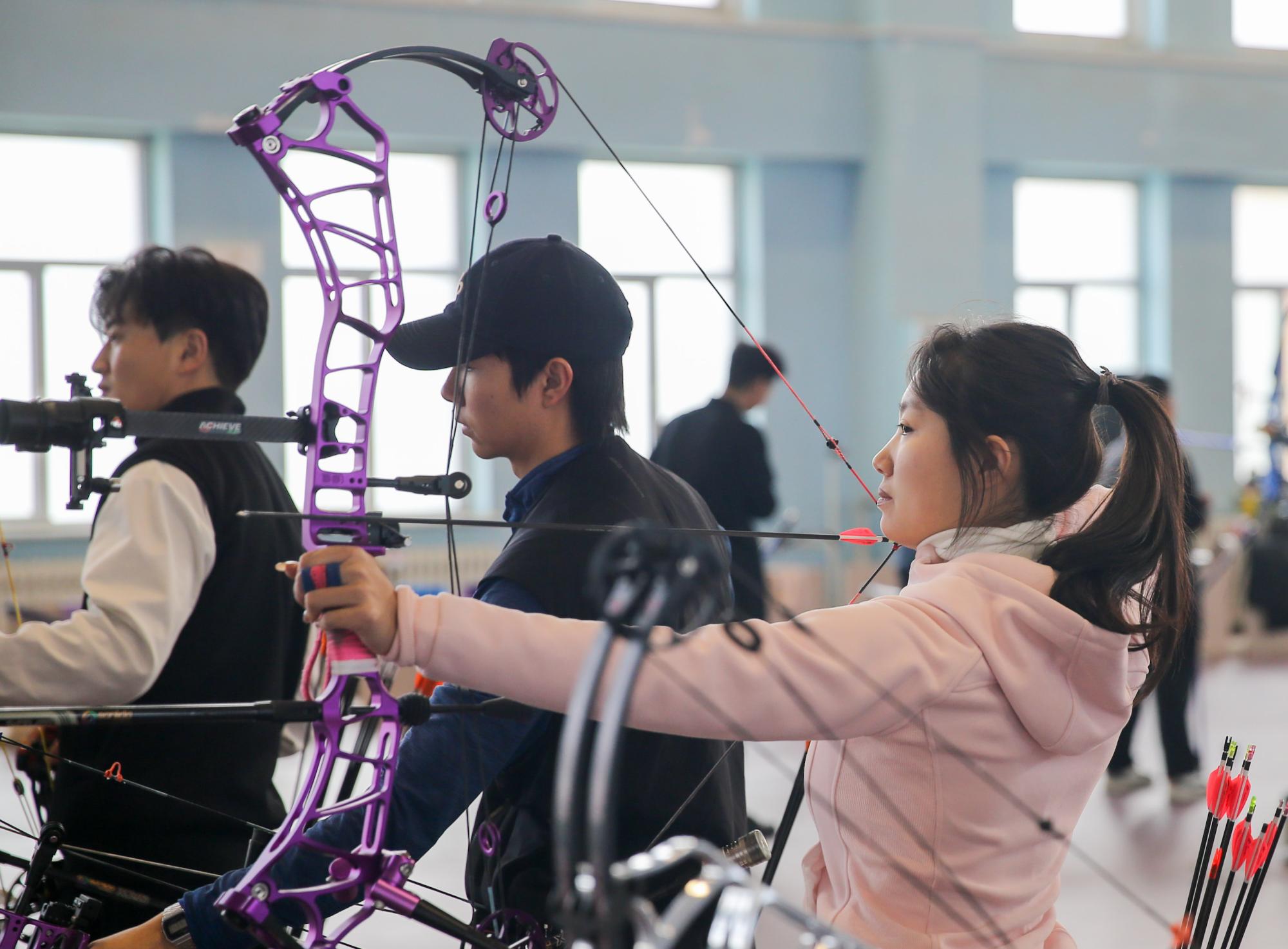 内蒙古射箭队冲刺复合弓新赛道