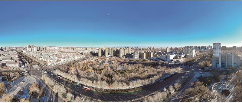 极目远眺“包头蓝”