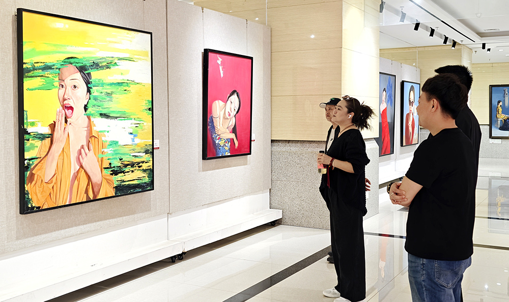 津呼联袂！宋海增油画作品展在青城开展