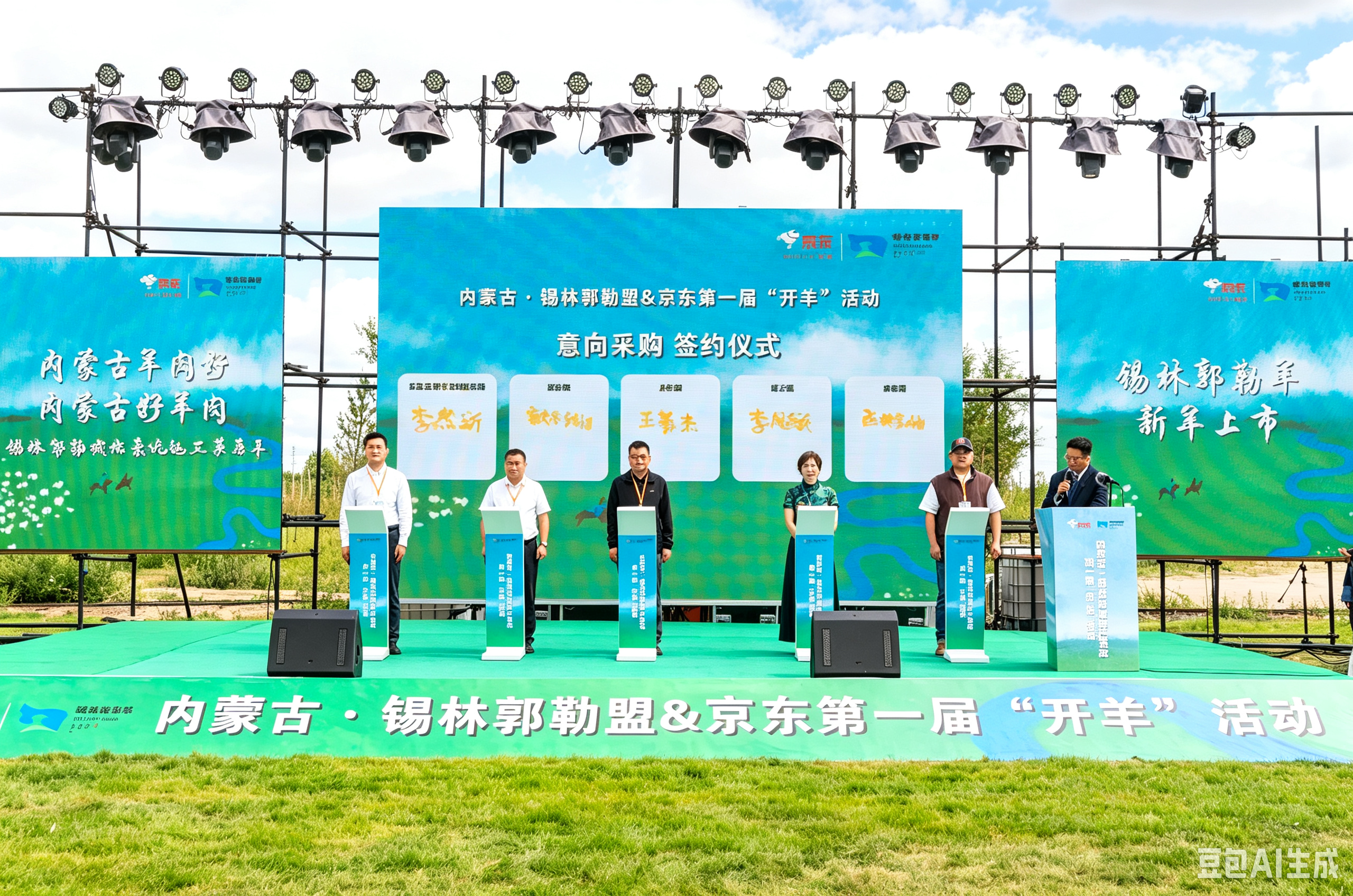 京东生鲜携手锡林郭勒盟举办首届“开羊”活动，政企联手守护“地标羊”