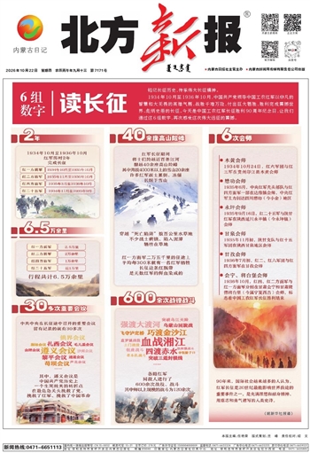 《北方新报》10月22日版面速览