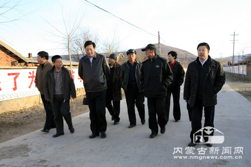 呼伦贝尔市委书记曹征海到扎兰屯市大兴村调研