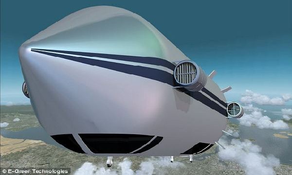 世界最大飞艇首次升空飞行高度可达2万英尺