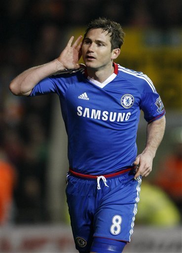 英超-兰帕德2球切尔西3-1三连胜