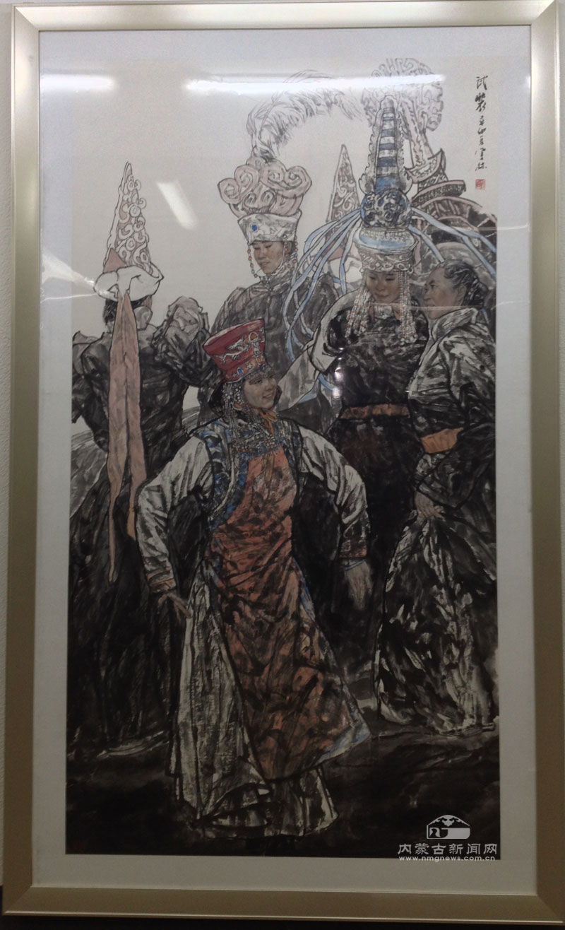 高原踏歌——鲍凤林中国画展在内蒙古美术馆开展