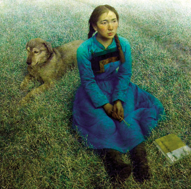 《春》(油画) 董从民(评委作品)