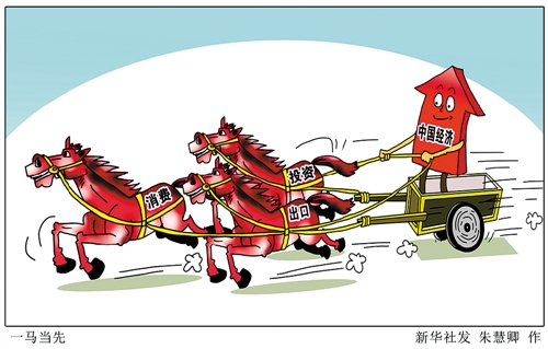 大,固定资产投资增速持续回落背景下,消费这驾"马车"跑出了靓丽的成绩