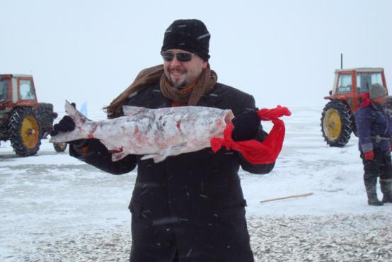 达赉湖冬捕冬日的丰收喜悦