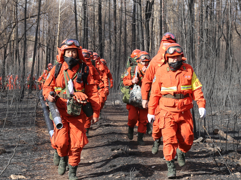灭火魔打头阵守绿色立新功