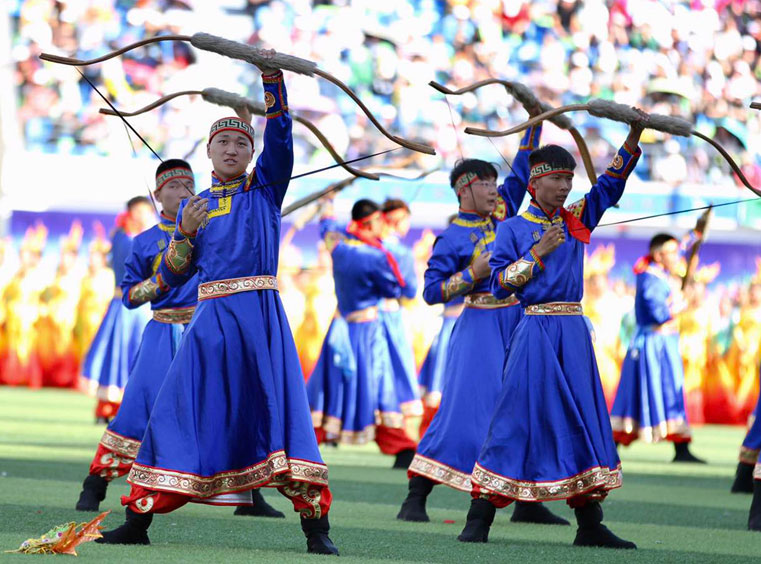 自治区第九届少数民族传统体育运动会隆重开幕