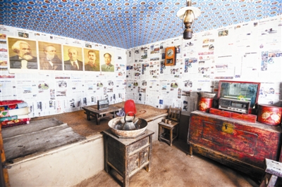 报纸糊满墙,还记得这样的年代吗?