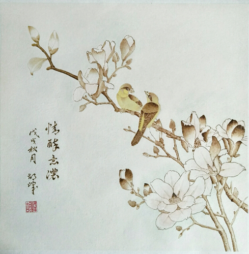 铁笔绘世界 高温点丹青——记烙画艺人胡峰