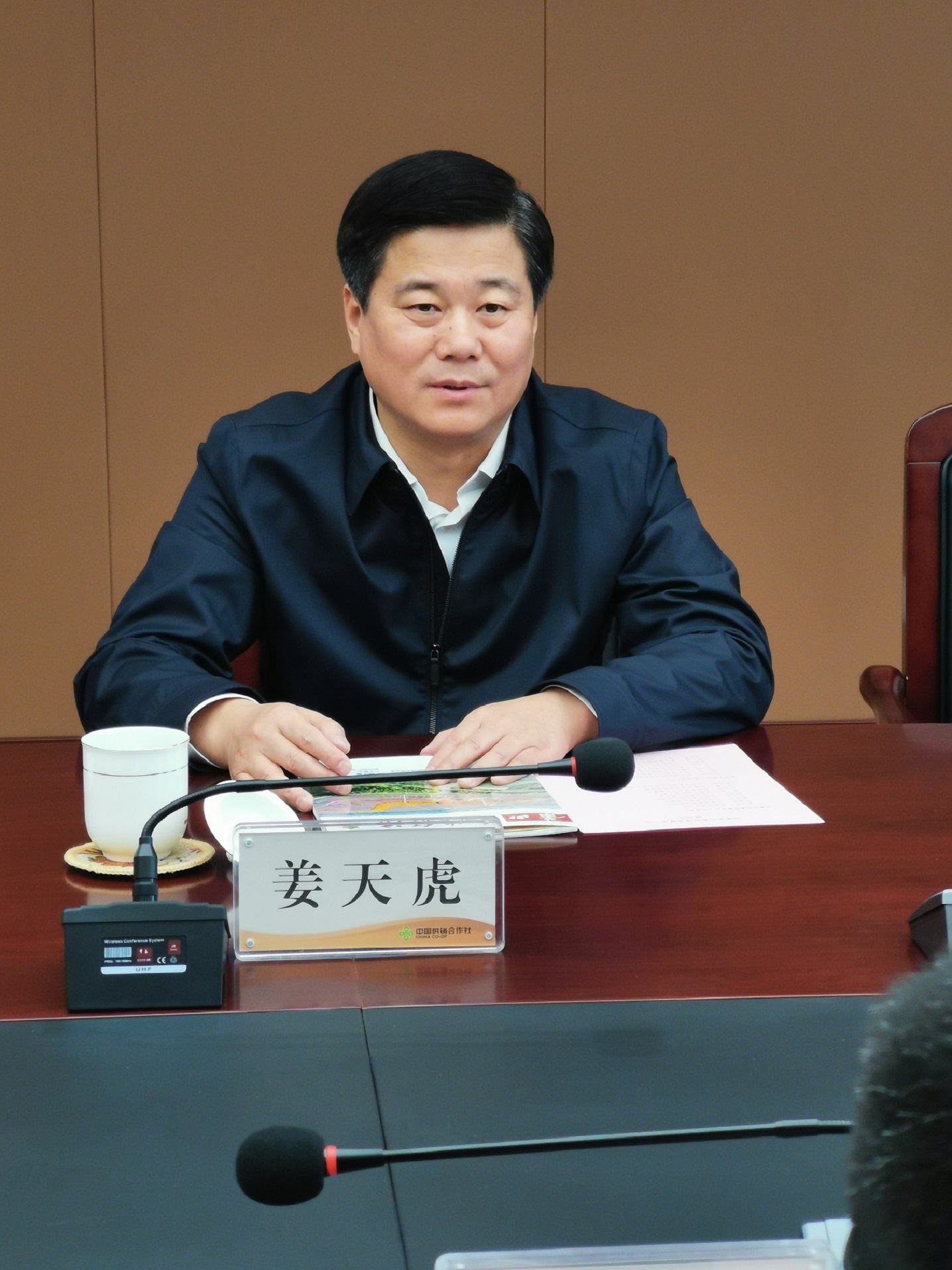 姜天虎率队到杭州市开展招商洽谈