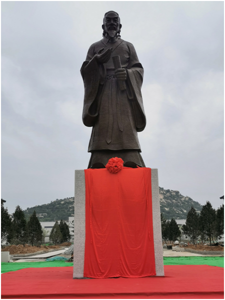 山东孟子研究院项目孟子雕像正式落成
