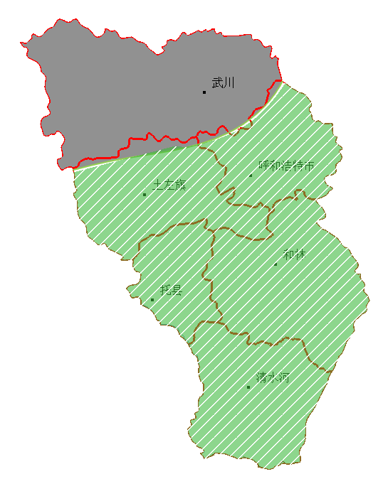 5日凌晨至傍晚,全市大部有短时雨雪天气,武川县及沿山地区为小雪,其余