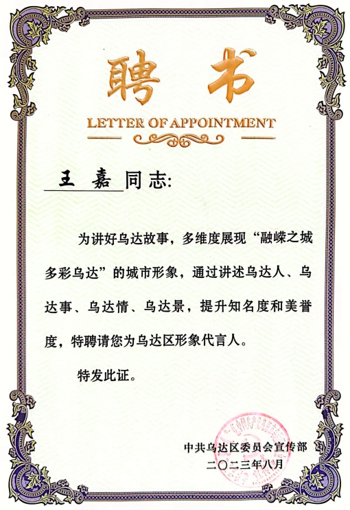 乌达1人获评"全国乡村文旅带头人"-新闻中心-内蒙古新闻网
