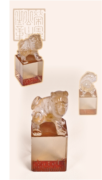 金枝玉叶水晶印