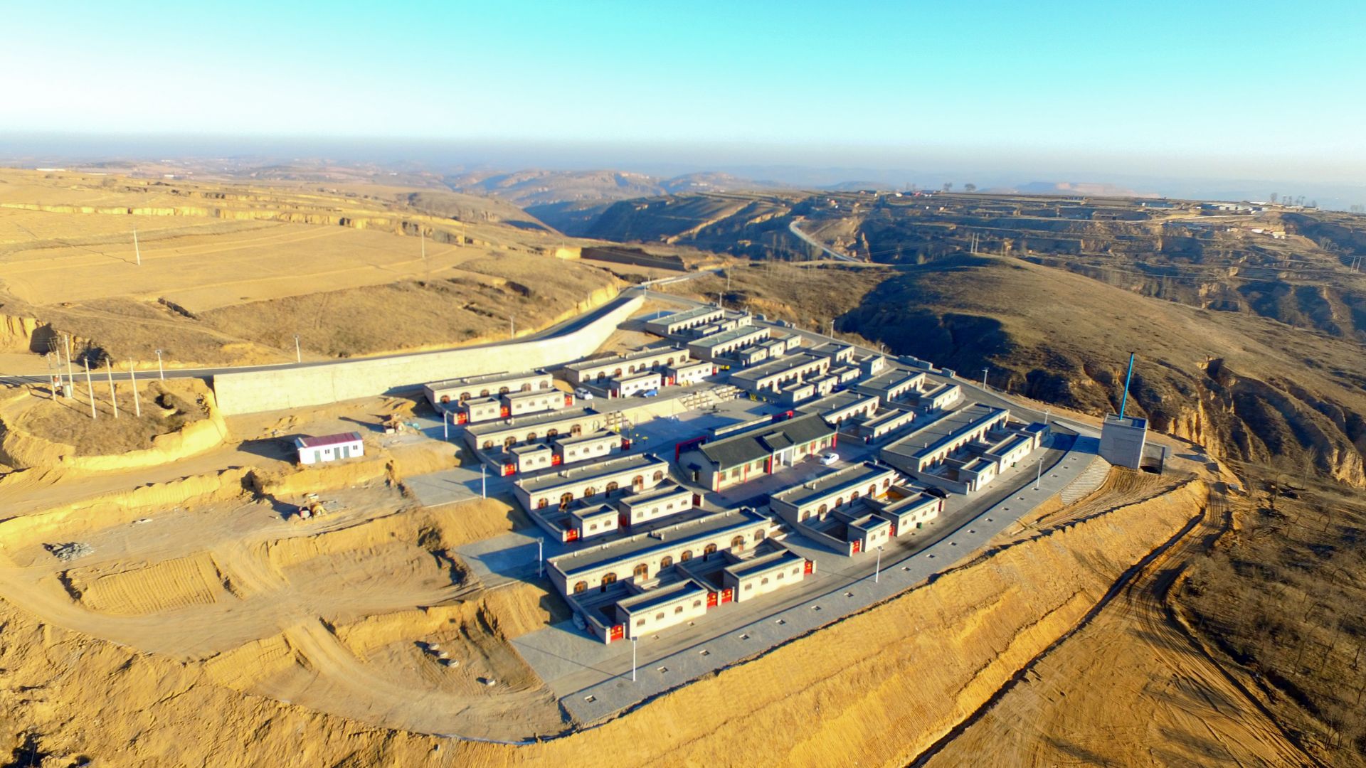 规划后的鄂尔多斯市准格尔旗龙口镇麻地梁村.