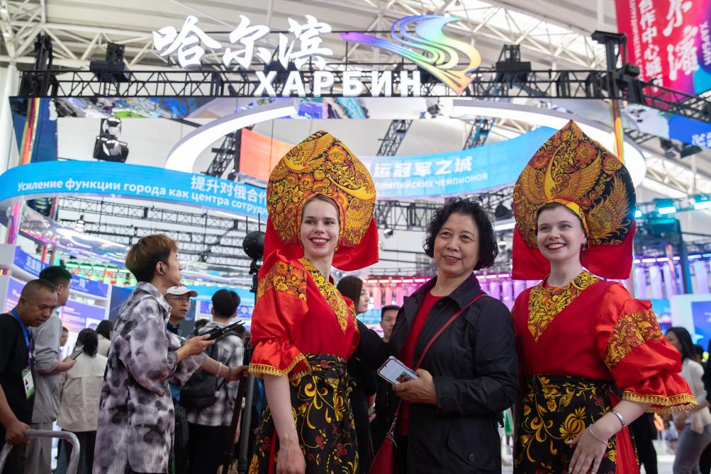 中俄博览会上的"俄罗斯味道"-国际频道-内蒙古新闻网